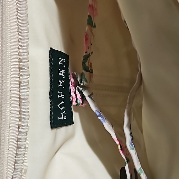 Ralph Lauren make up bag 6inch by 8in floral print - Picture 4 of 6